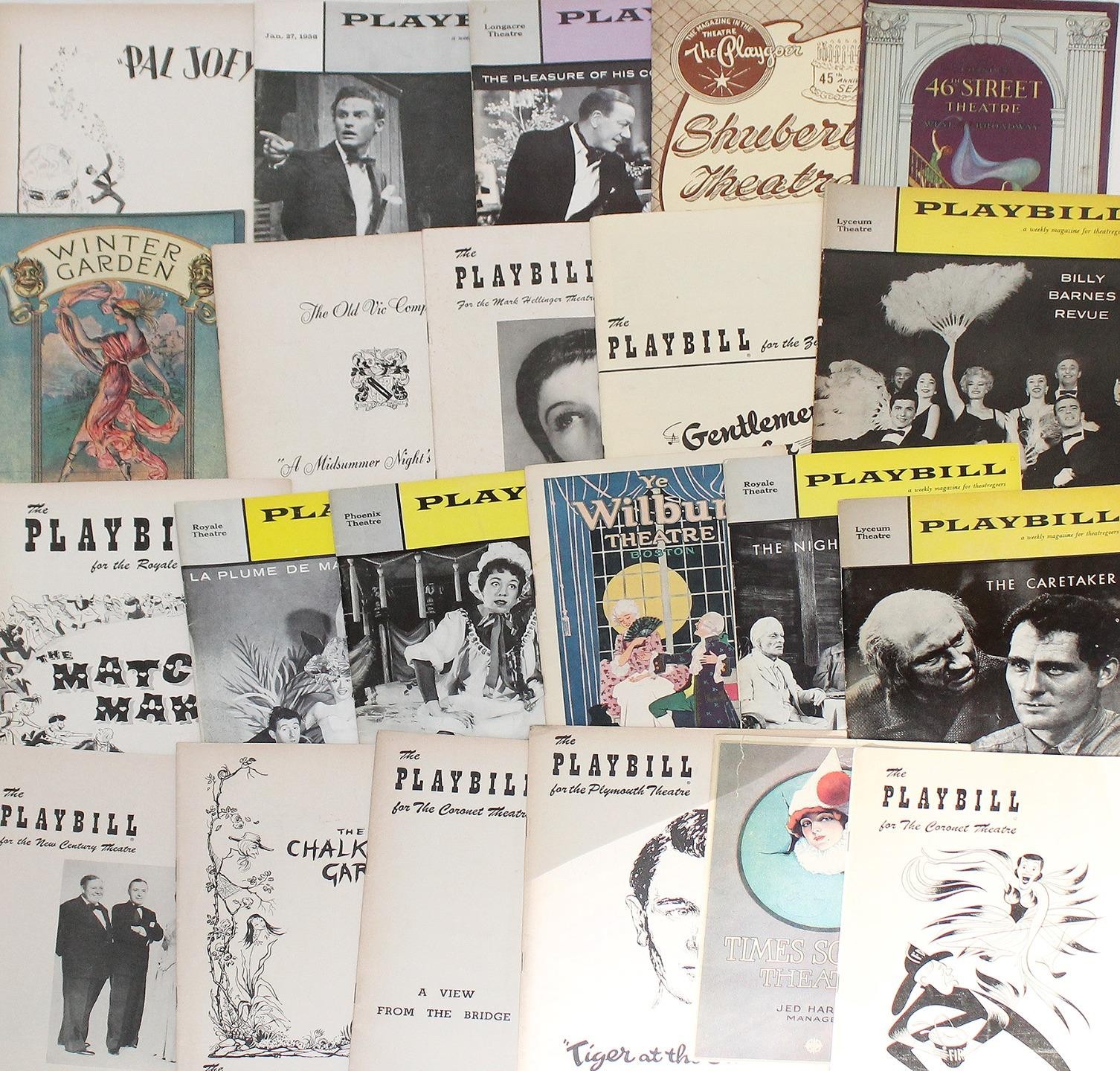 FleaBay Random 10 Vintage Playbill Bundle 1920 - 1970