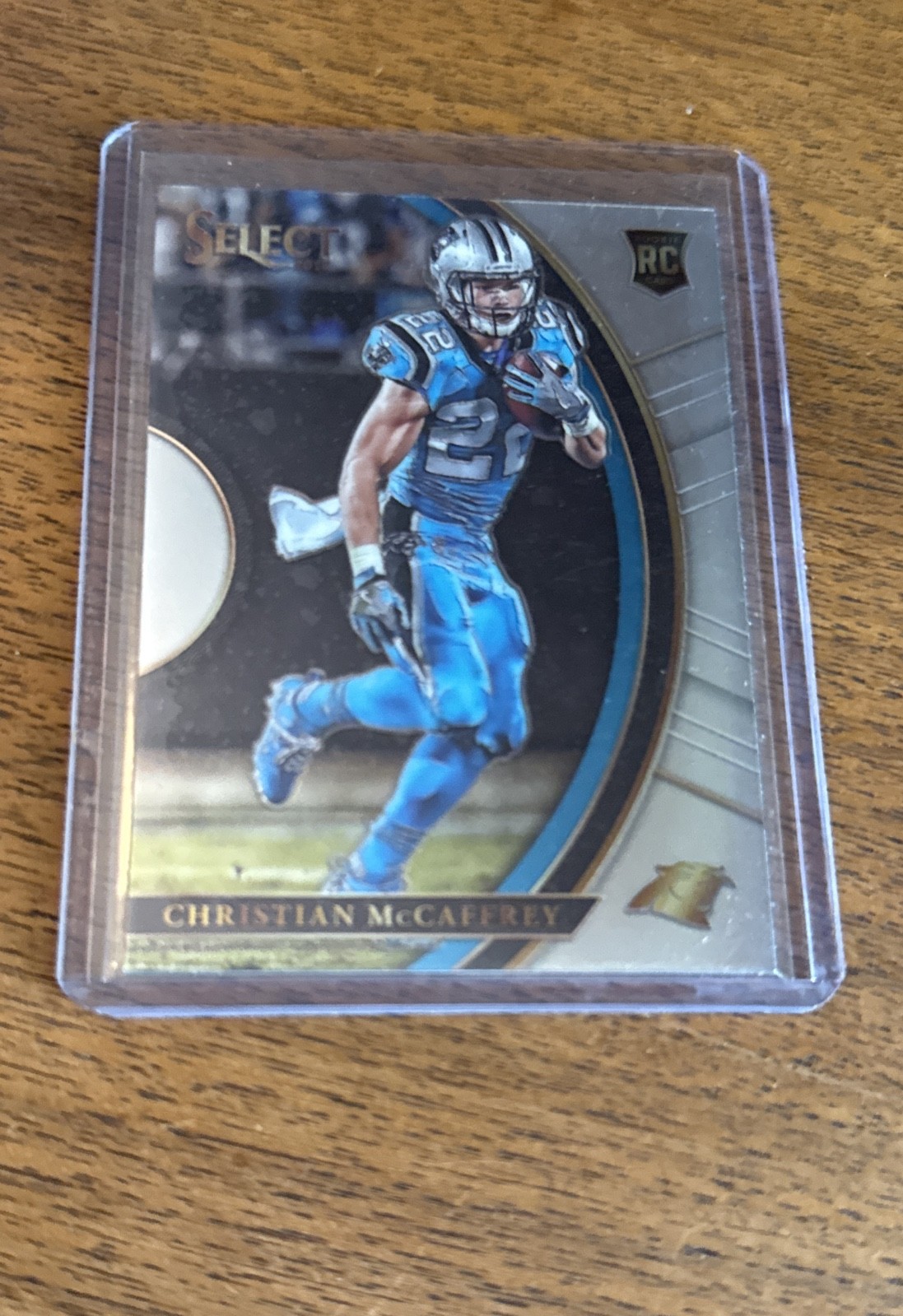 2017 Panini SelectConcourse Christian McCaffrey #74 Error: Prizm on Back (RC) 2017 Panini SelectConcourse Christian McCaffrey #74 Error: Prizm on Back (RC)