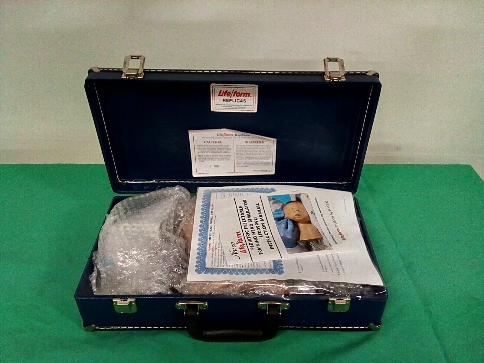 Nasco Life/Form Pediatric Injectable Training Head Simulator LF00999U w/ Manual