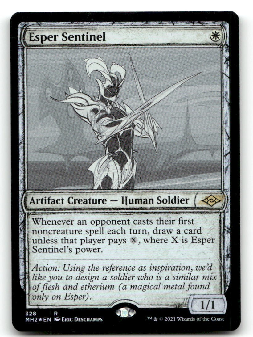 Esper Sentinel (Showcase) Foil Modern Horizons 2 328 LP Magic