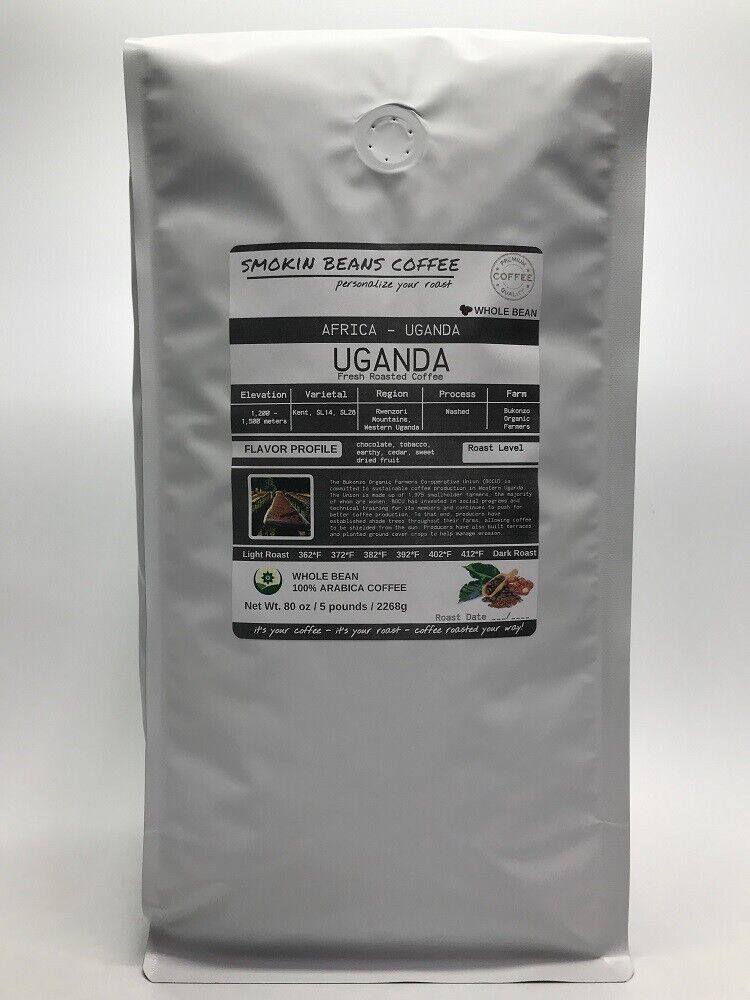 8oz/5lb - Uganda – African – Premium Fresh Roasted To Order Coffee