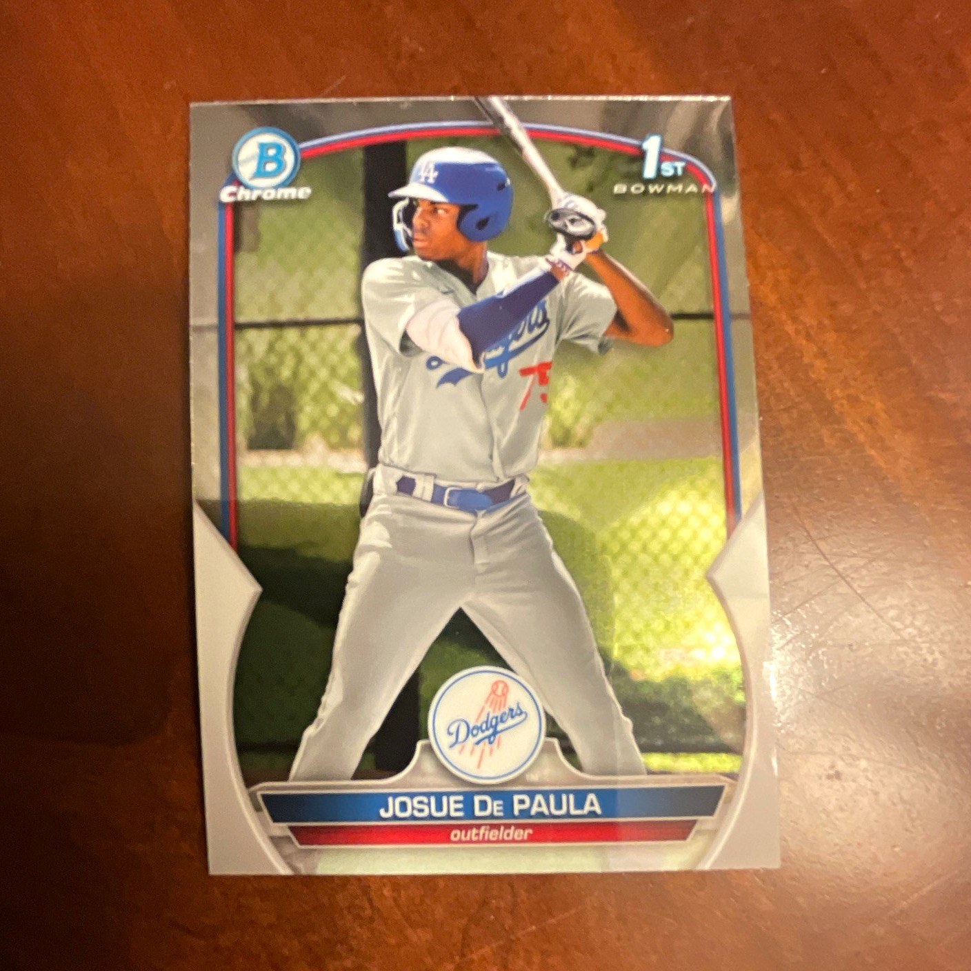 2023 Bowman Chrome Prospects JOSUE DE PAULA 1st Bowman #BCP-111 2023 Bowman Chrome Prospects JOSUE DE PAULA 1st Bowman #BCP-111