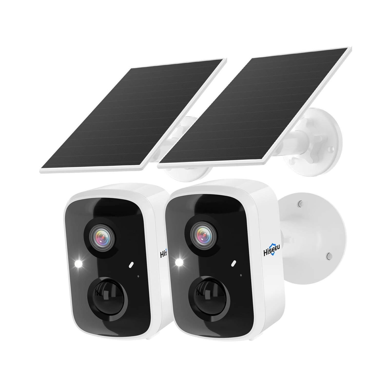 Hiseeu 2K 4MP Solar Security Cameras Wireless Outdoor, 2.4G/5G Home WiFi | So...