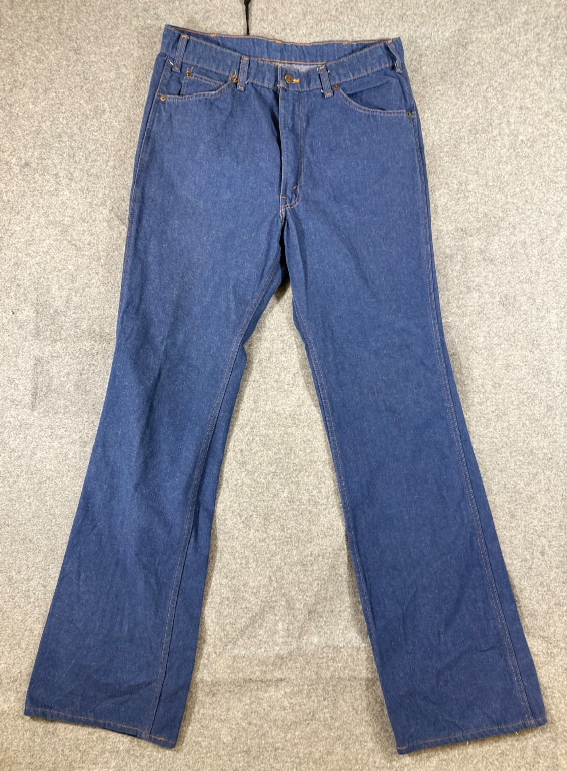 Levi’s Orange Tab Jeans Mens 32X34 Blue Denim Bootcut Leg 5-Pockets 1970s VTG Levi’s Orange Tab Jeans Mens 32X34 Blue Denim Bootcut Leg 5-Pockets 1970s VTG