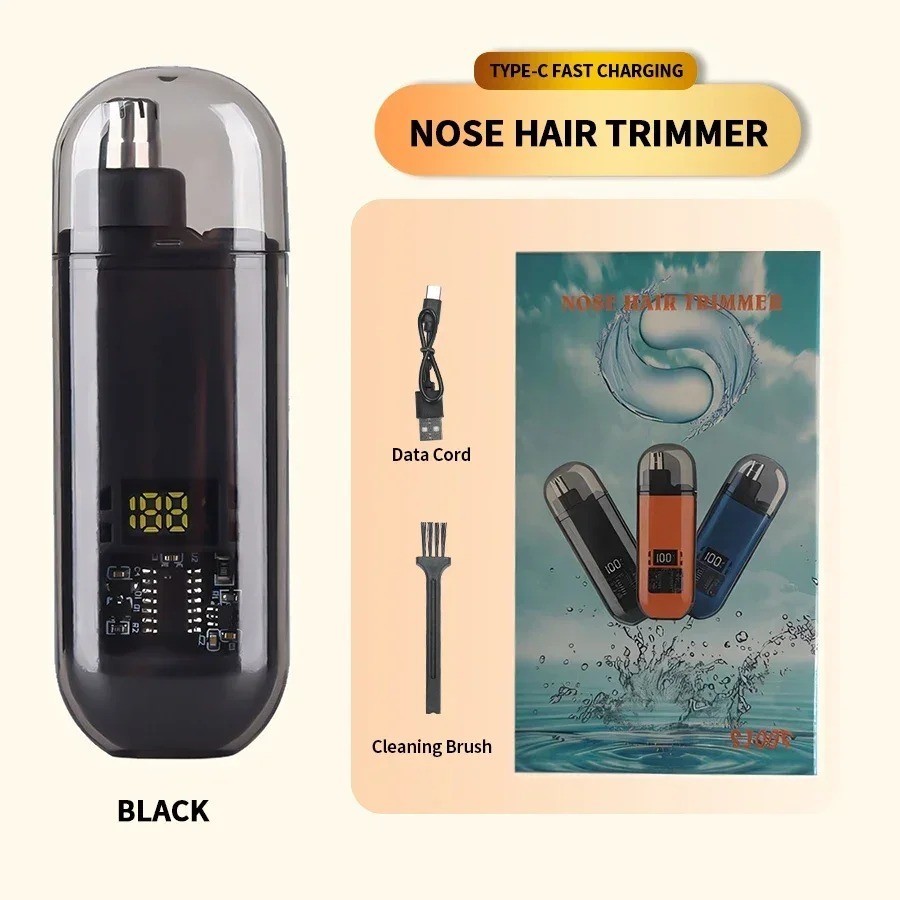 USB Rechargeable Nose Ear Hair Trimmer for Men Portable Clipper Original USB Rechargeable Nose Ear Hair Trimmer for Men Portable Clipper Original