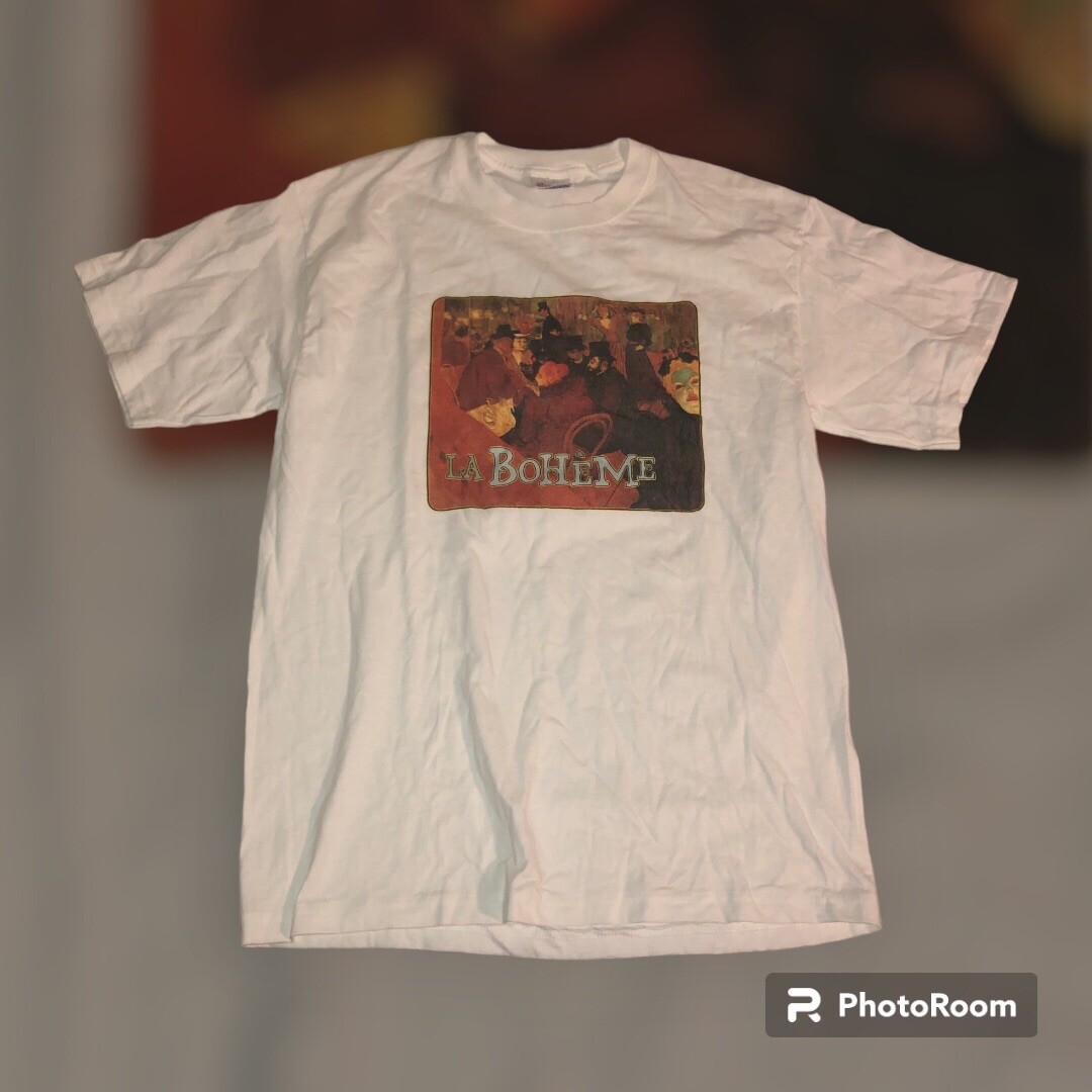 VINTAGE giacomo puccini la boheme metropolitan opera t-shirt Size Medium VINTAGE giacomo puccini la boheme metropolitan opera t-shirt Size Medium