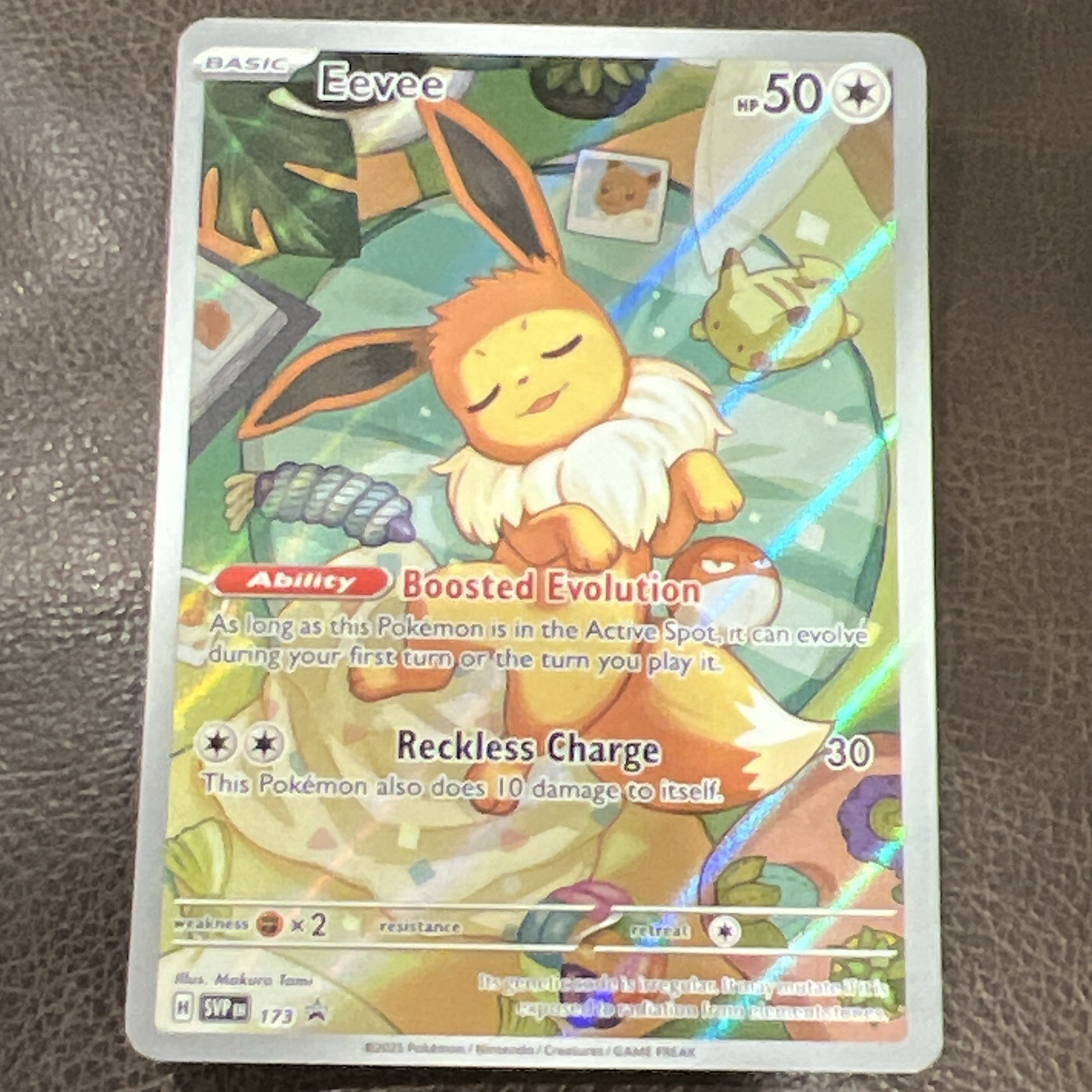 Sv: Scarlet & Violet Promo Cards Eevee Black Star Promo #SVP EN 173 Sv: Scarlet & Violet Promo Cards Eevee Black Star Promo #SVP EN 173