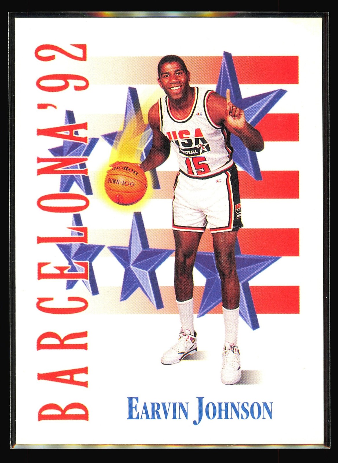 1991-92 SkyBox USA Basketball #533 Magic Johnson 1991-92 SkyBox USA Basketball #533 Magic Johnson