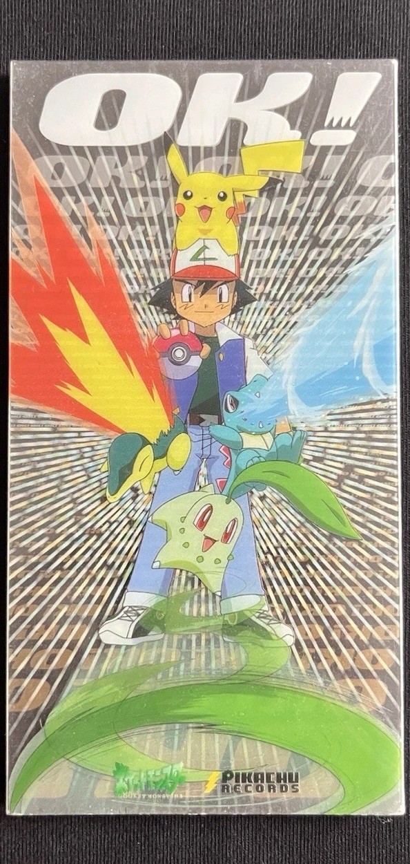 Pokemon OK mini CD opening theme Rika Matsumoto 2000 Ash Pikachu Japanese