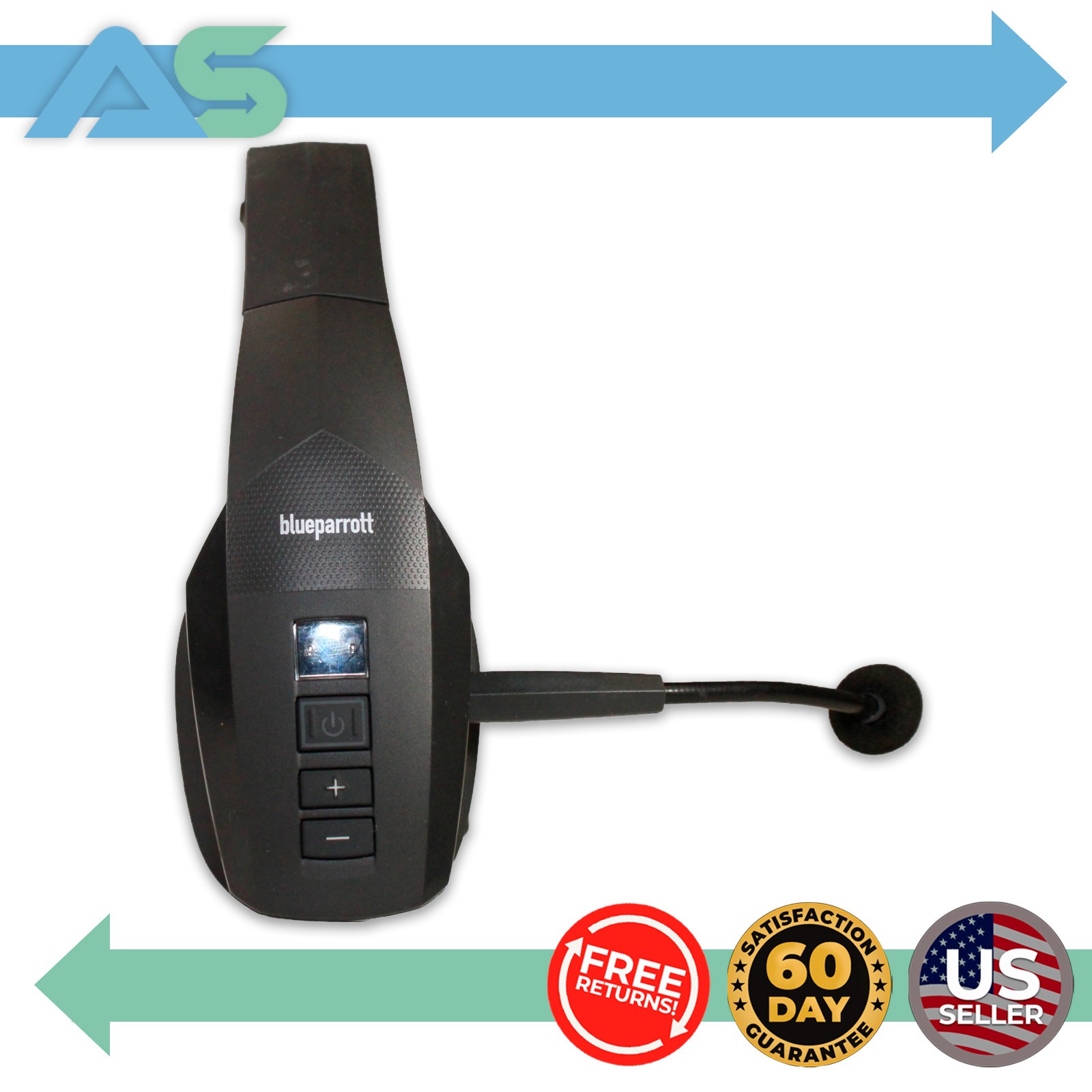 BlueParrott B450-XT Bluetooth Wireless Noise Canceling Headset /w Voice Commands