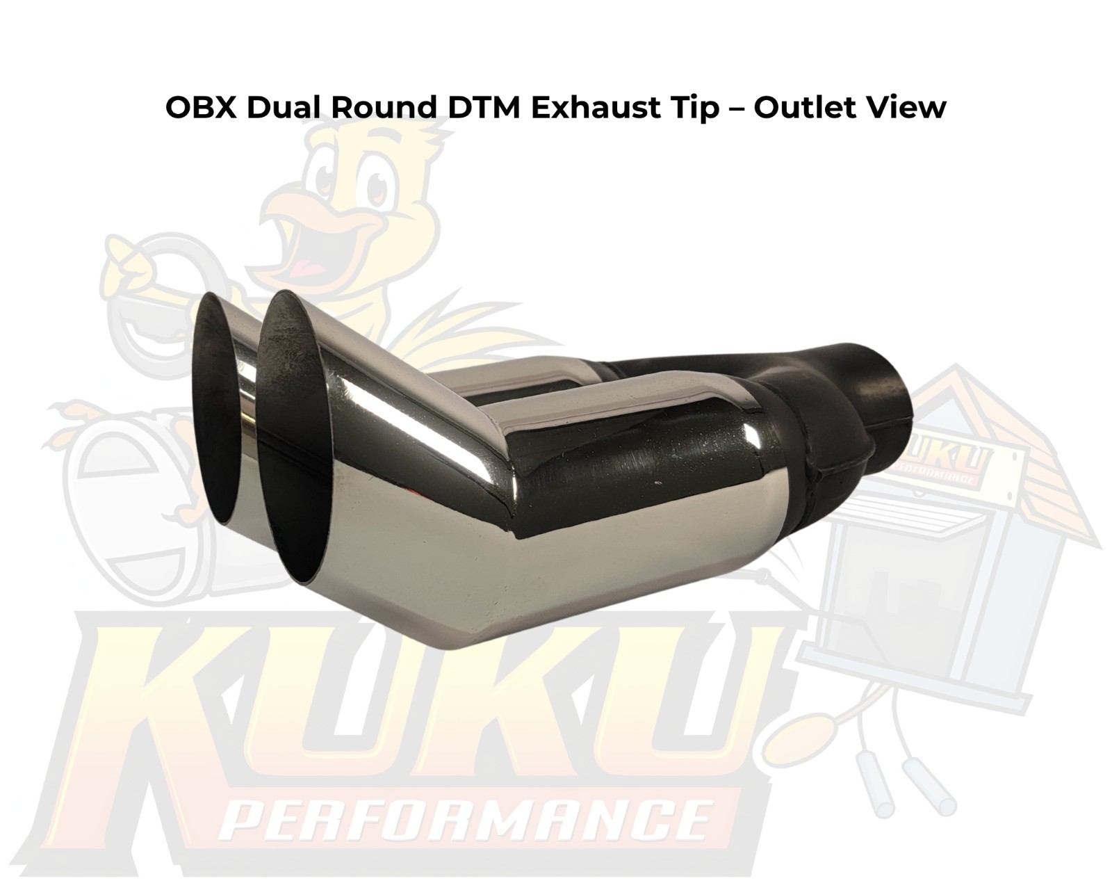 OBX Dual DTM Exhaust Tip 2.25\