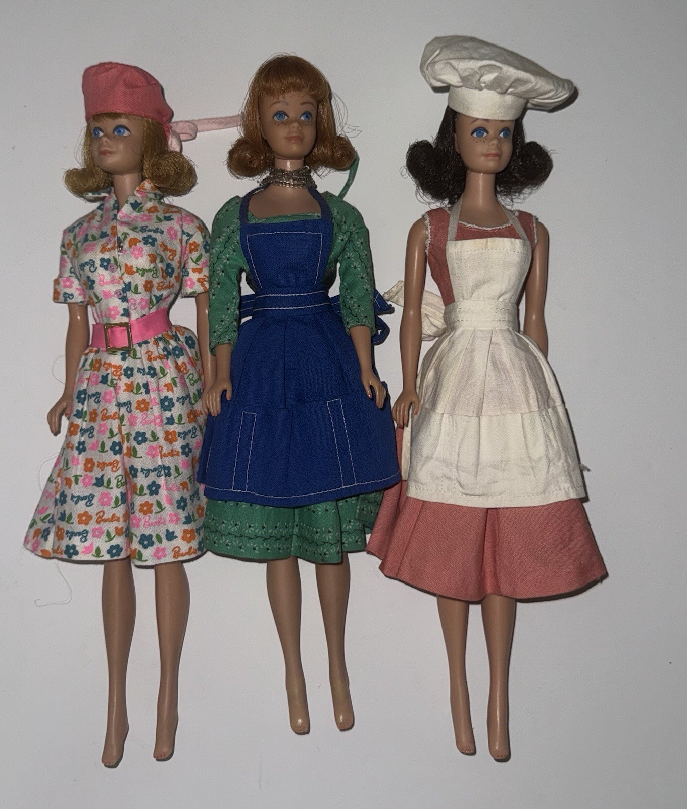 Vintage Barbie Dolls with Clothing – Lot of 3 – 1960s – Midge Barbie