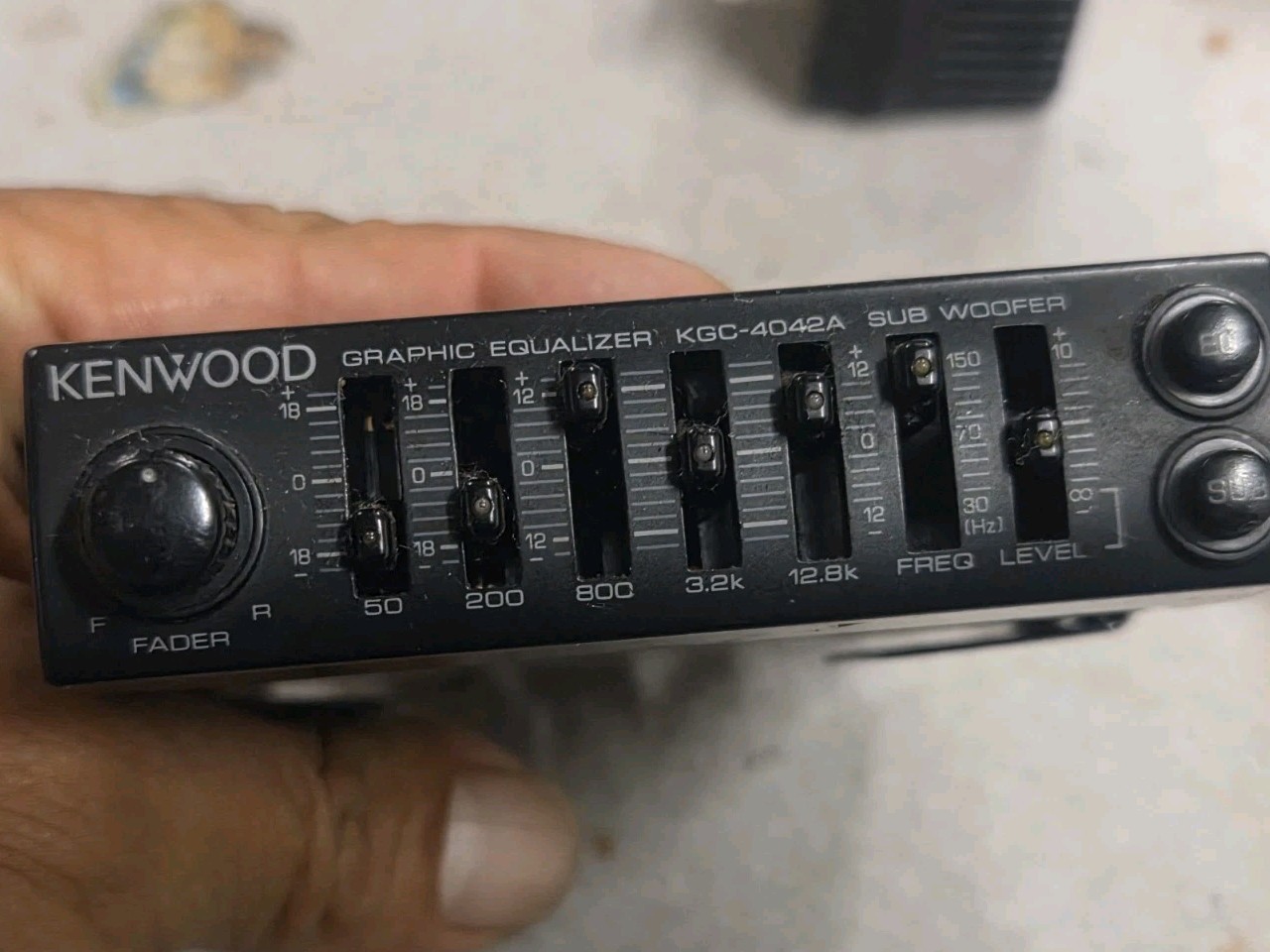 Kenwood KGC-4042A Graphic Equalizer Car Audio Signal Processor