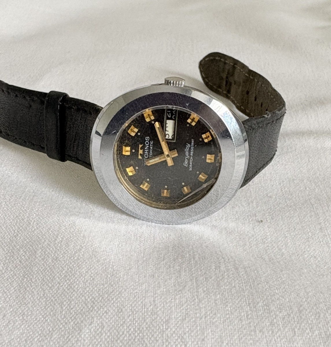 Vintage Techno Automatic Beryalloy 1428 Swiss Made Watch Vintage Techno Automatic Beryalloy 1428 Swiss Made Watch