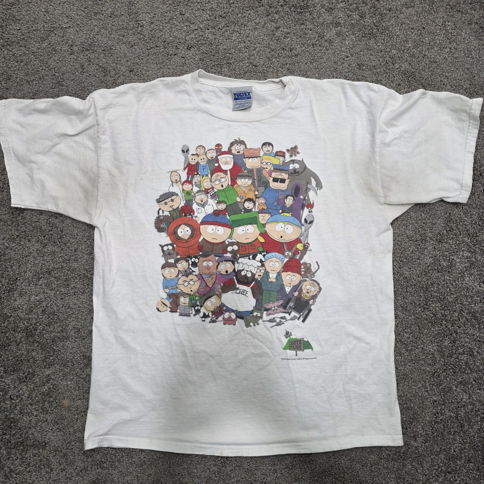 Vintage 1998 South Park Comedy Central Shirt SZ XL TV Show Characters Cartoon Vintage 1998 South Park Comedy Central Shirt SZ XL TV Show Characters Cartoon