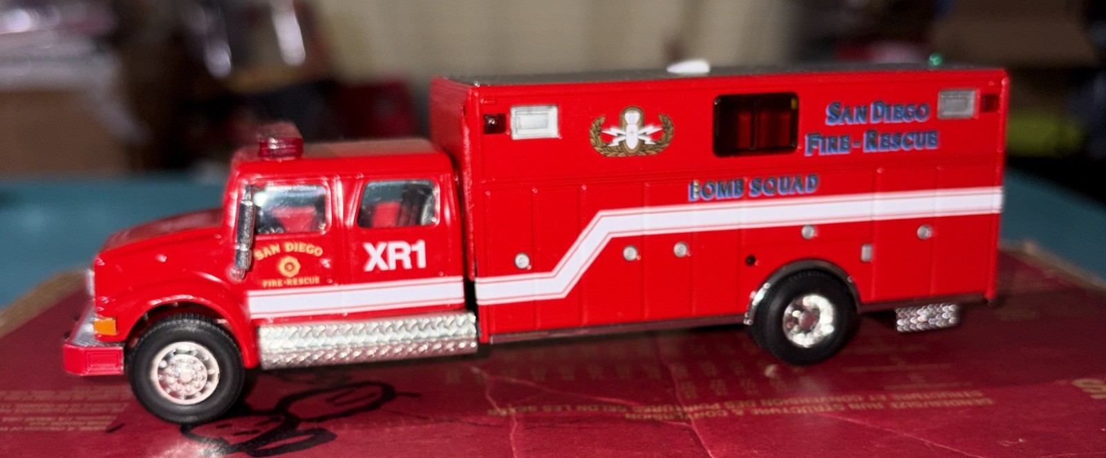 Code 3 Kitbash International Pierce San Diego Fire Dept Rescue Bomb Squad XR1 Code 3 Kitbash International Pierce San Diego Fire Dept Rescue Bomb Squad XR1