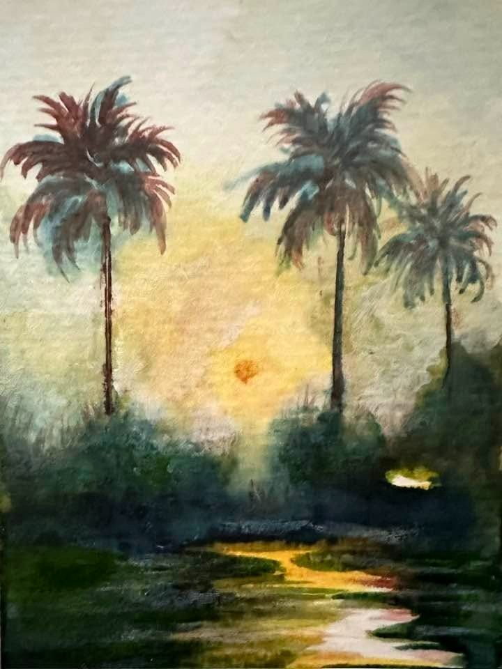 ORIGINAL 100% HAND PAINTED NATURE ARTWORK ACRYLIC ACEO PAINTING ORIGINAL 100% HAND PAINTED NATURE ARTWORK ACRYLIC ACEO PAINTING