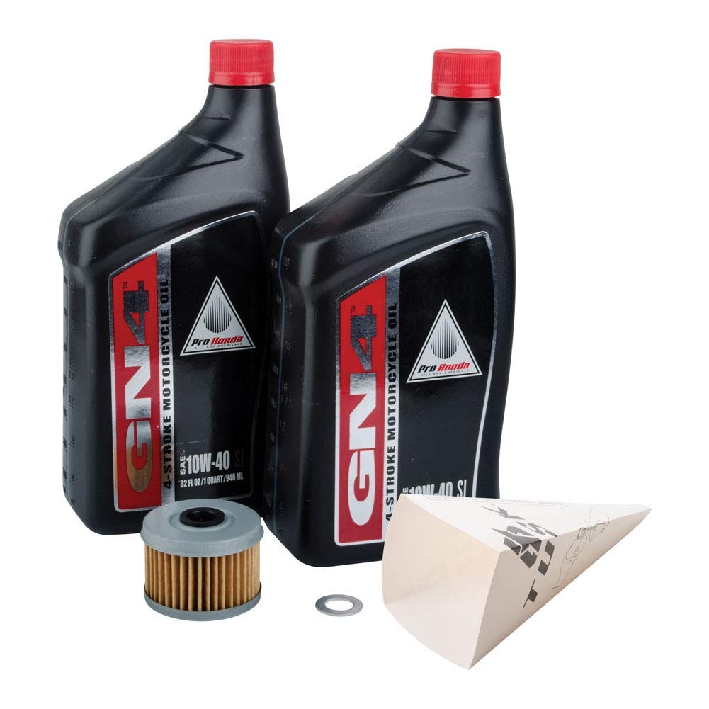 Tusk 4-Stroke Oil Change Kit Pro-Honda GN4 10W-40 For HONDA TRX 400EX 1999-2008 Tusk 4-Stroke Oil Change Kit Pro-Honda GN4 10W-40 For HONDA TRX 400EX 1999-2008