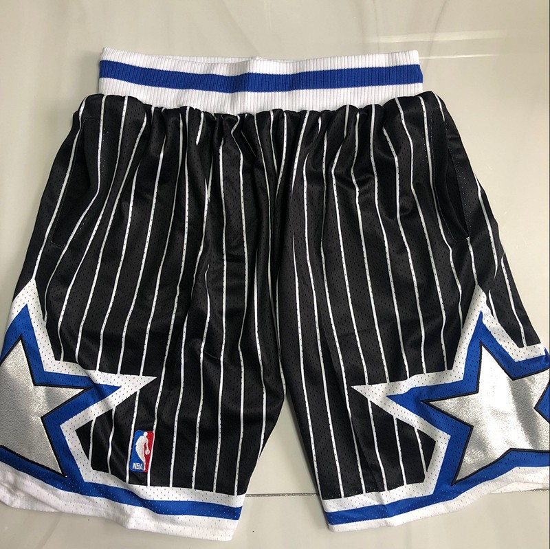 New Orlando Magic Swing Retro Men Black Basketball Shorts
