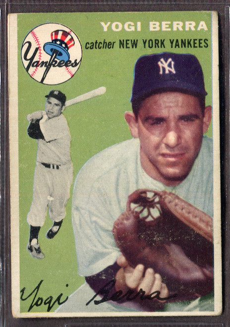 1954 Topps Set-Break # 50 Yogi Berra VG-VGEX *JAYSACE*