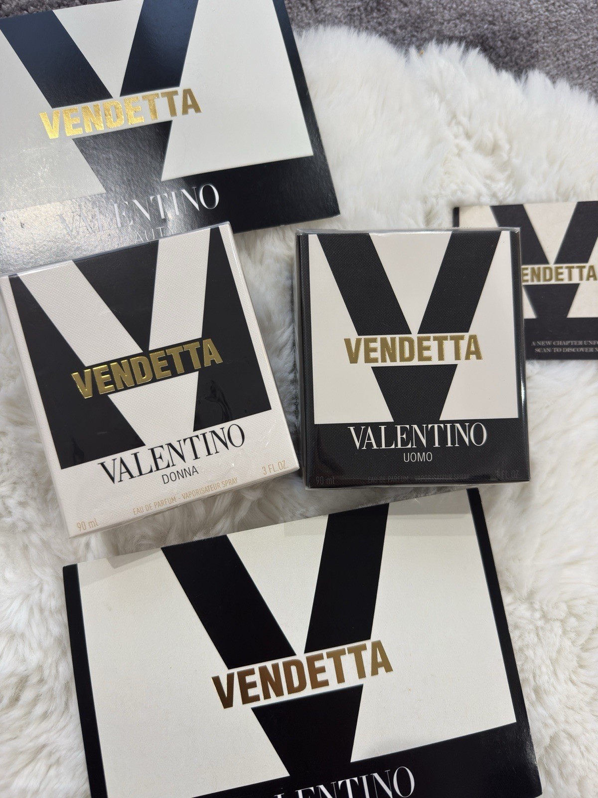 Valentino Vendetta Uomo & Donna Eau de Parfum Bundle 2 x 90ml SEALED Valentino Vendetta Uomo & Donna Eau de Parfum Bundle 2 x 90ml SEALED