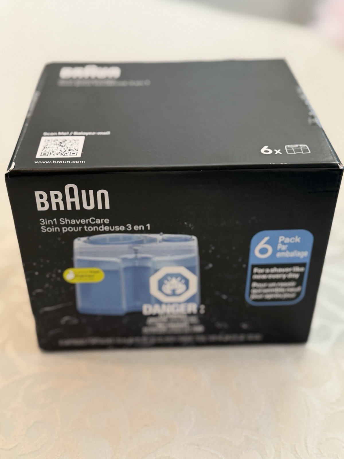 Braun 3in1 Shaver Care Smartcare Center Refill Cartridges Alcohol Based 6Pack.