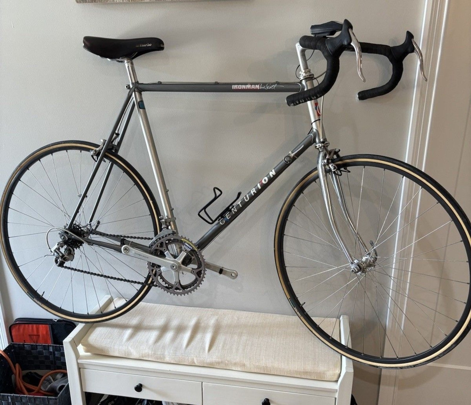 Vintage Centurion Ironman Dave Scott Road Bike ~58cm Frame / Pre-Owned Silver Vintage Centurion Ironman Dave Scott Road Bike ~58cm Frame / Pre-Owned Silver