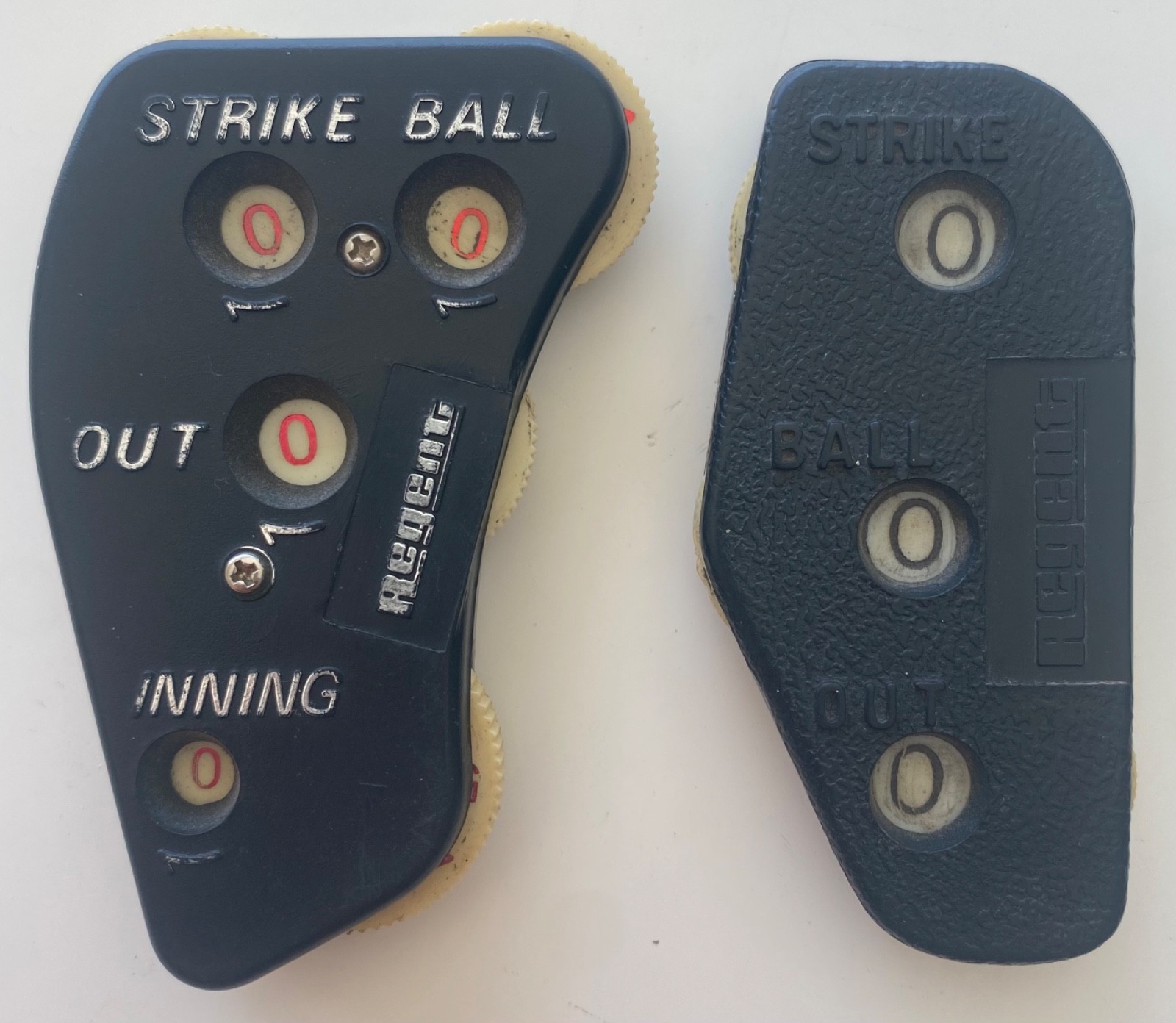 Two Vintage Regent Baseball Softball Umpire Counters Two Vintage Regent Baseball Softball Umpire Counters