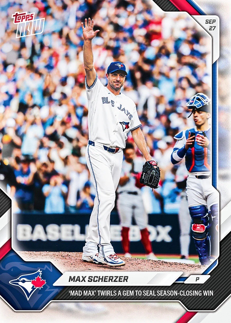 *PRE SALE* Max Scherzer - 2026 MLB Topps NOW® - Card 733