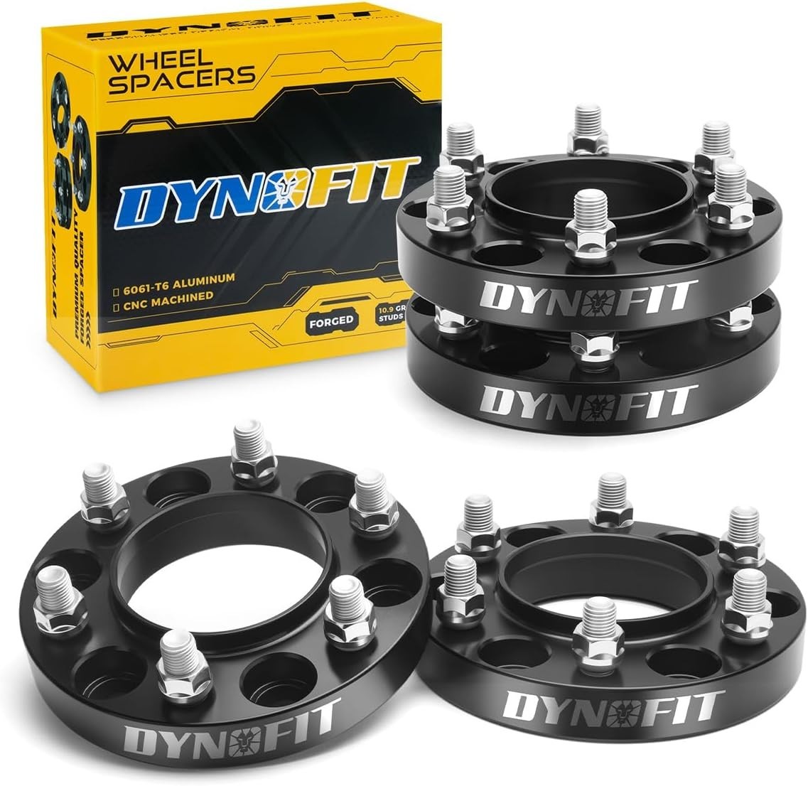 Dynofit 4pcs 1 in 6x5.5\'\' Wheel Spacer For Toyota Tacoma 4Runner Tundra Sequoia Dynofit 4pcs 1 in 6x5.5\'\' Wheel Spacer For Toyota Tacoma 4Runner Tundra Sequoia