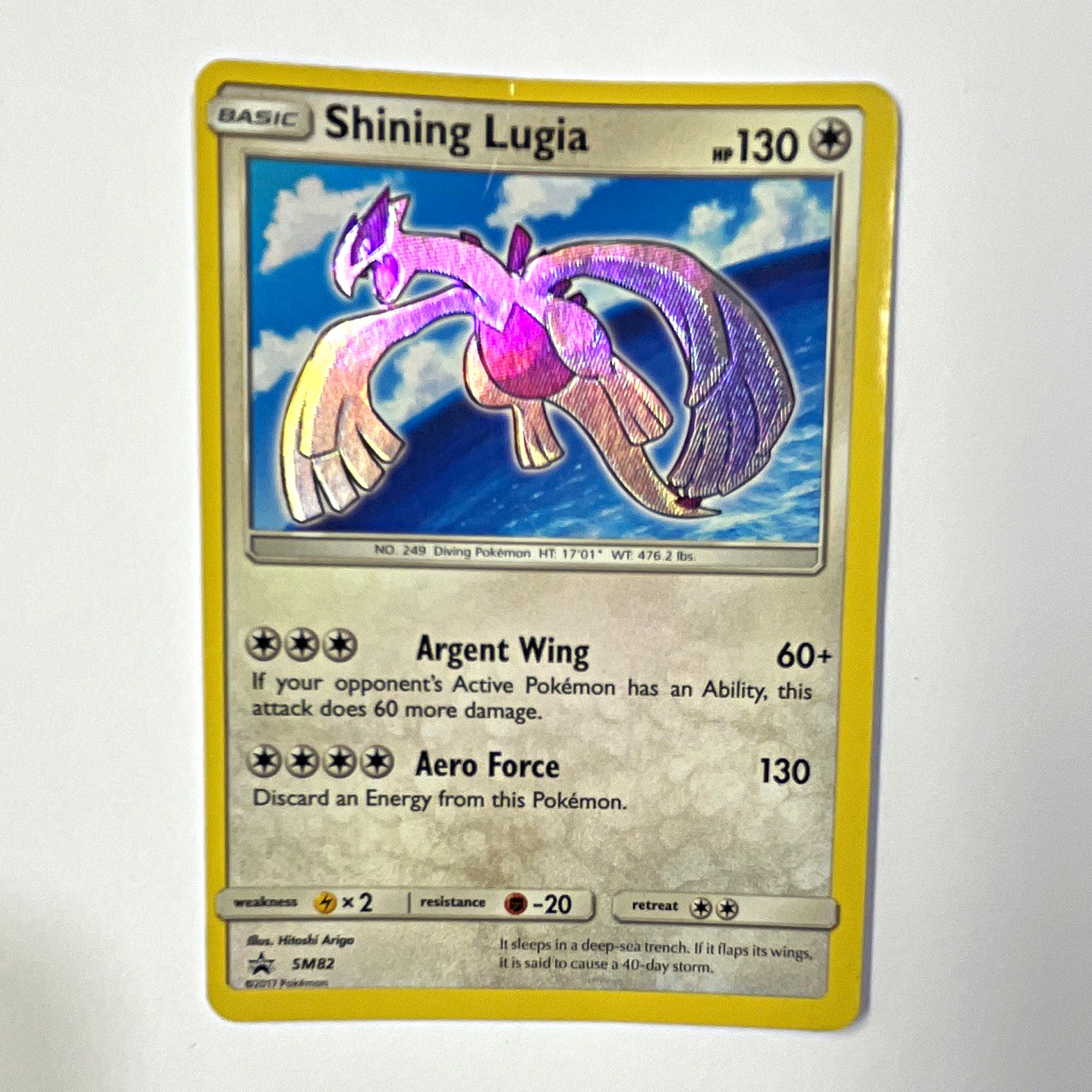 The Pokémon Company Shining Lugia SM82 SM Promo Holo English 130 HP