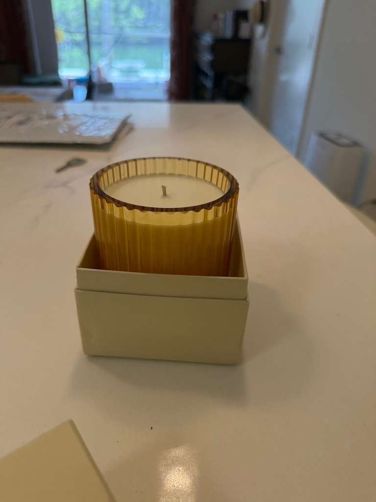 Rolex Green Scented Candle Fluted Glass VIP Gift With Matches