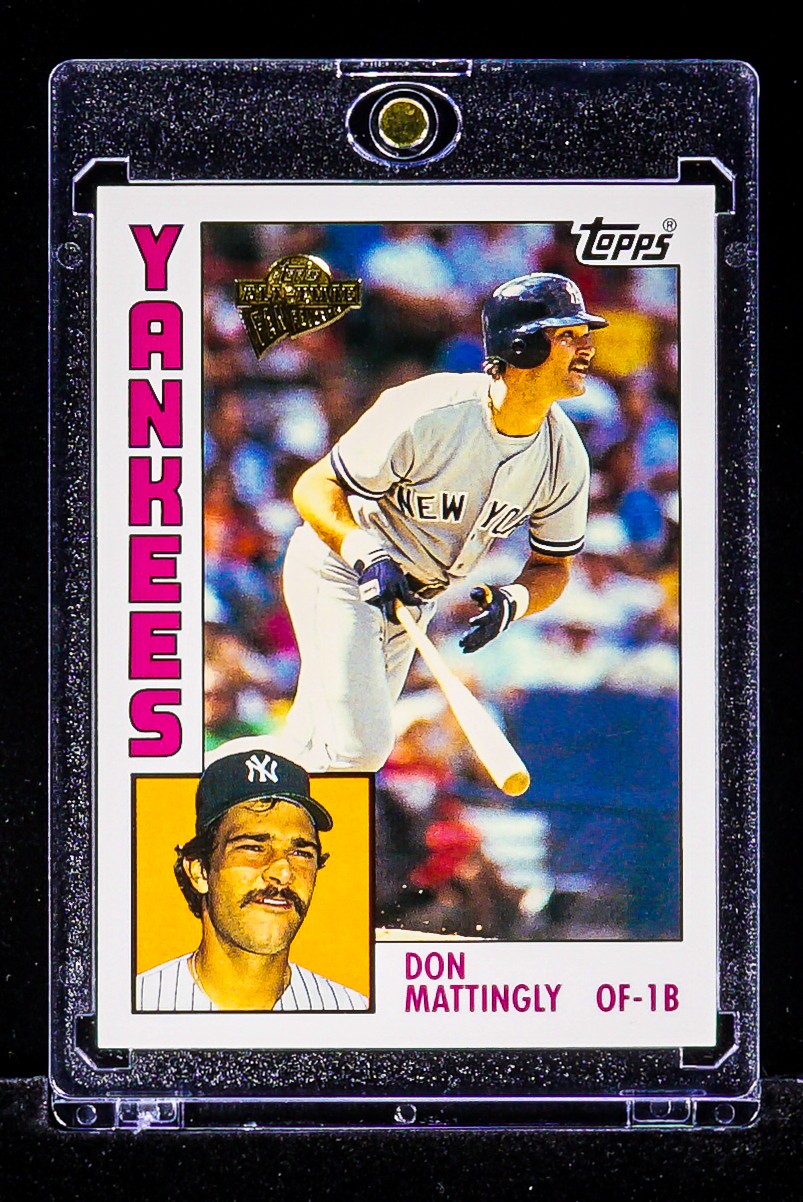 Don Mattingly IMAGE VARIATION ROOKIE CARD New York Yankees