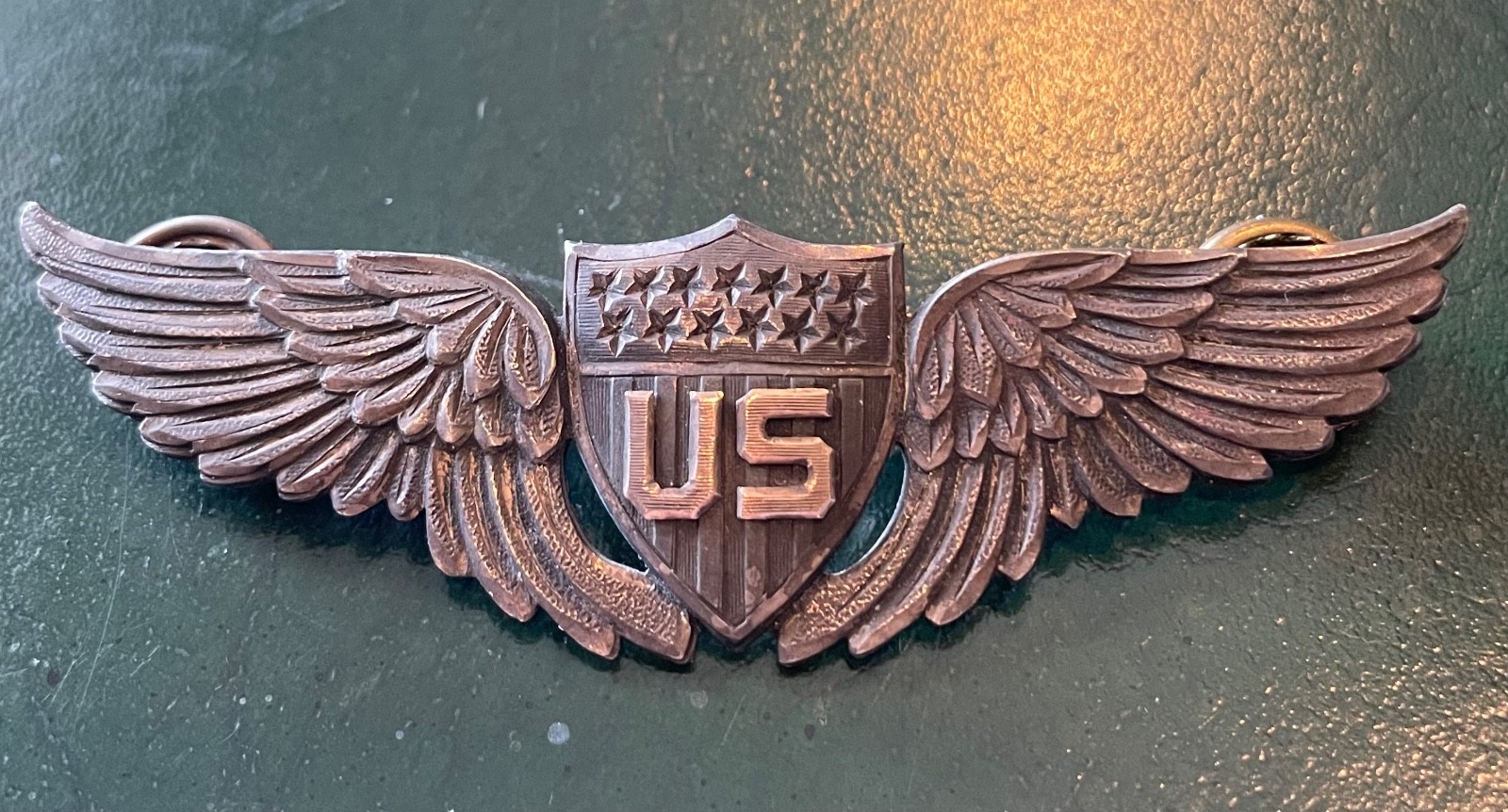 RARE WWI US ARMY AIR SERVICE PILOT WING 3 RARE WWI US ARMY AIR SERVICE PILOT WING 3