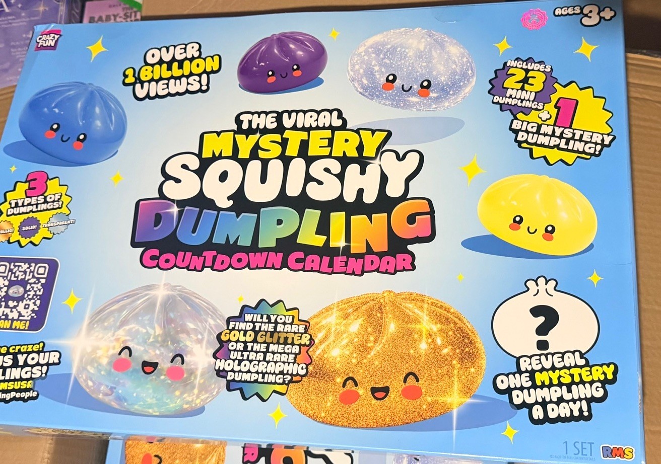 RMS Crazy Fun 24 Mystery Dumpling Advent Calendar Giant Sized Authentic In Hand