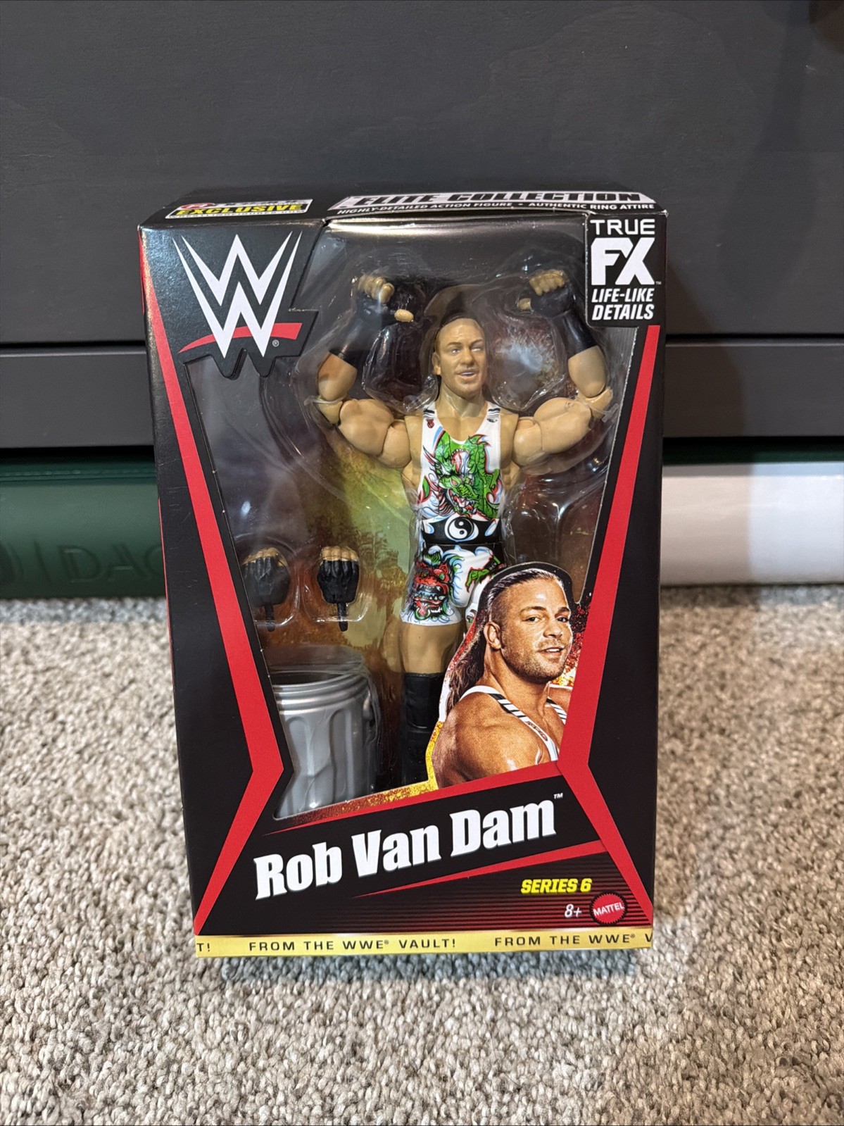 Rob Van Dam RVD WWE Elite Collection From the Vault Ringside Wrestling figure