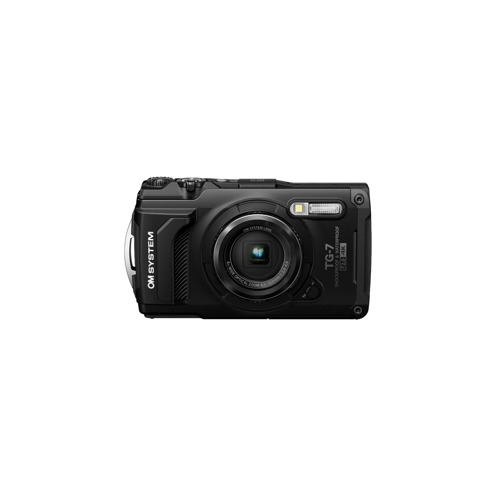 Reconditioned OM SYSTEM Tough TG-7 Waterproof Digital Camera Body- Black Edition