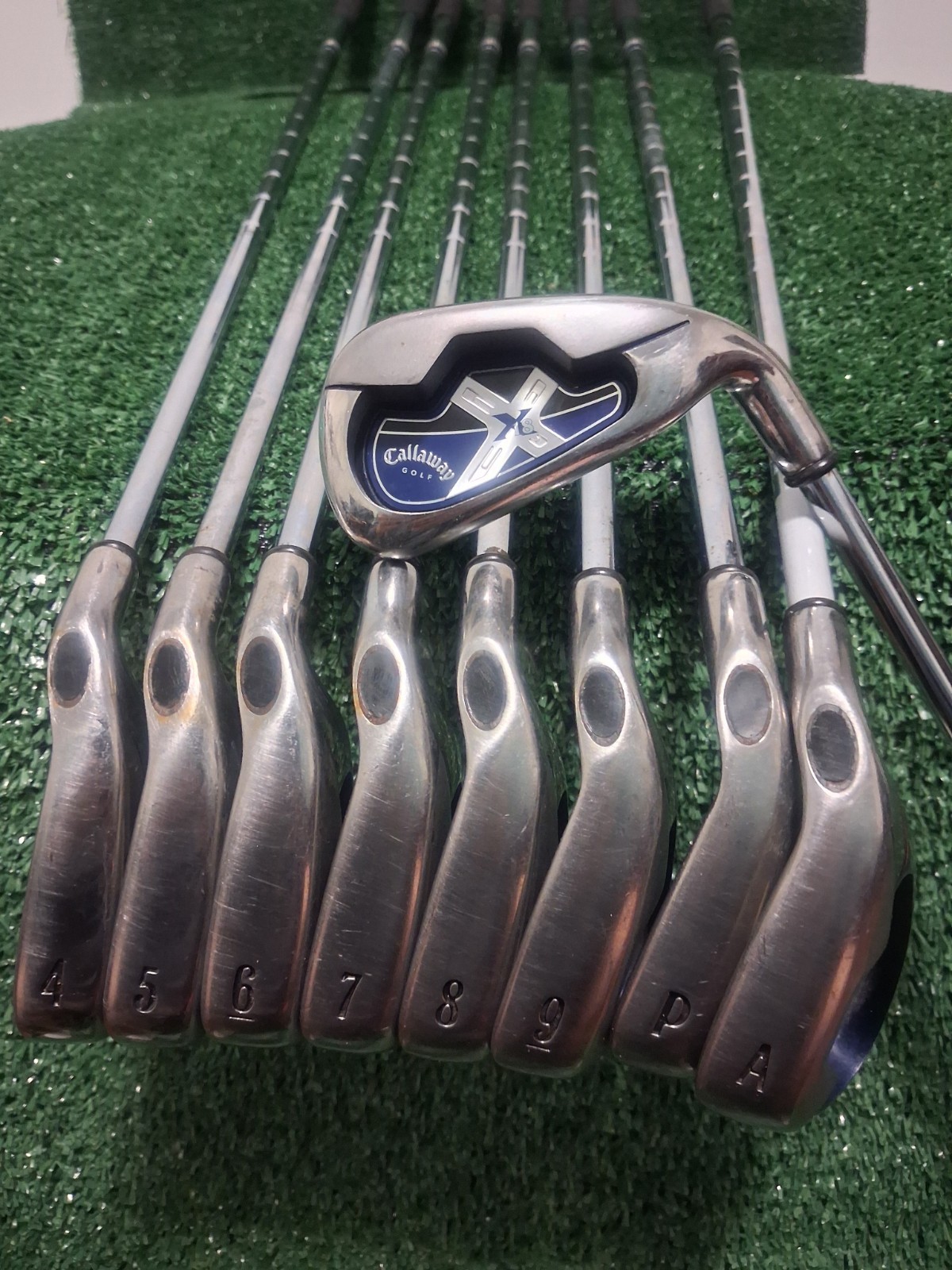 Callaway X18 Iron Set 3-PW & Approach Wedge U Flex Steel Mens Right Handed Callaway X18 Iron Set 3-PW & Approach Wedge U Flex Steel Mens Right Handed