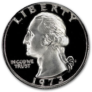 1973-S Washington Quarter Gem Proof 1973-S Washington Quarter Gem Proof