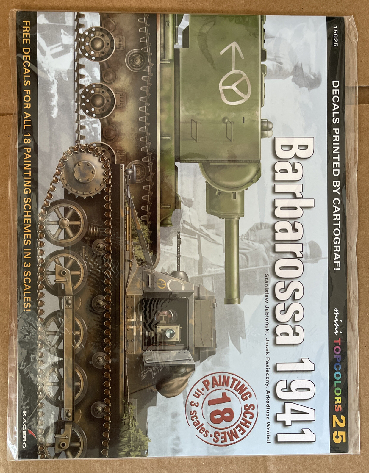 Kagero Barbarossa 1941 Book/Decals, New Sealed. Mini Top Colors # 15025 Kagero Barbarossa 1941 Book/Decals, New Sealed. Mini Top Colors # 15025