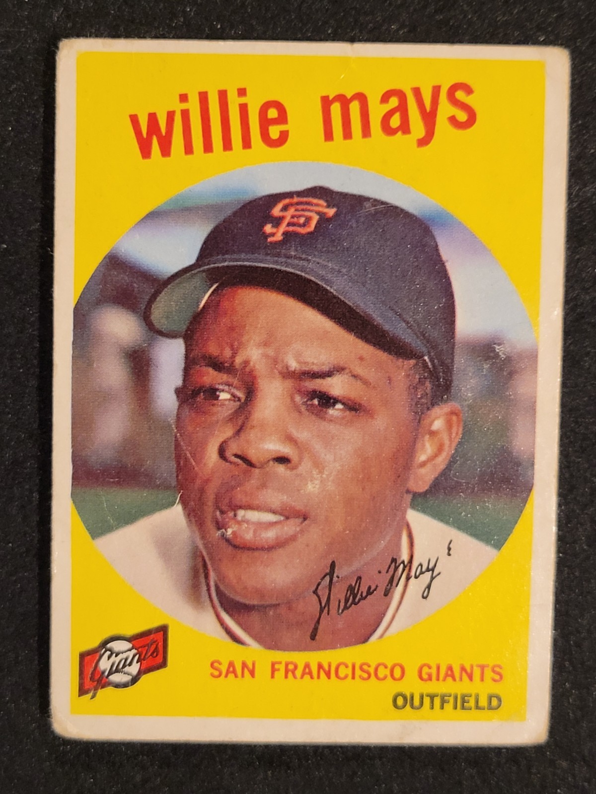 1959 Topps - Willie Mays #50 - Centered VG *CLCOLLECTIBLES* 1959 Topps - Willie Mays #50 - Centered VG *CLCOLLECTIBLES*