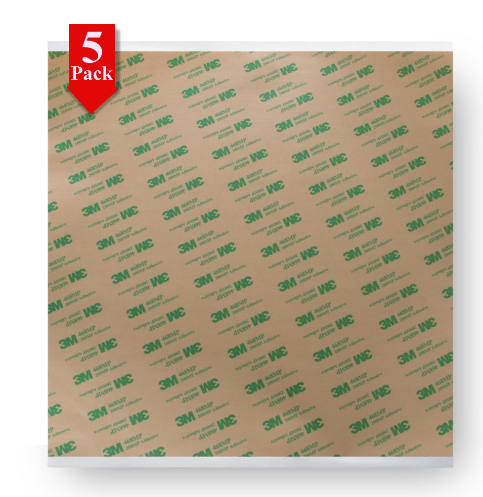 3M 468MP Double Sided Adhesive Transfer Tape Sheets 12” x 12 3M 468MP Double Sided Adhesive Transfer Tape Sheets 12” x 12