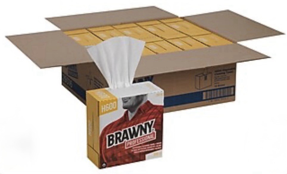 Brawny Professional H600 Synthetic Fiber Cleaning Wipers 2000ct 10/200 Case Brawny Professional H600 Synthetic Fiber Cleaning Wipers 2000ct 10/200 Case