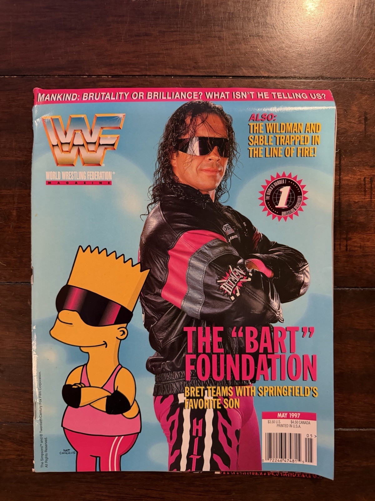 WWF Magazine BRET WWF Magazine BRET