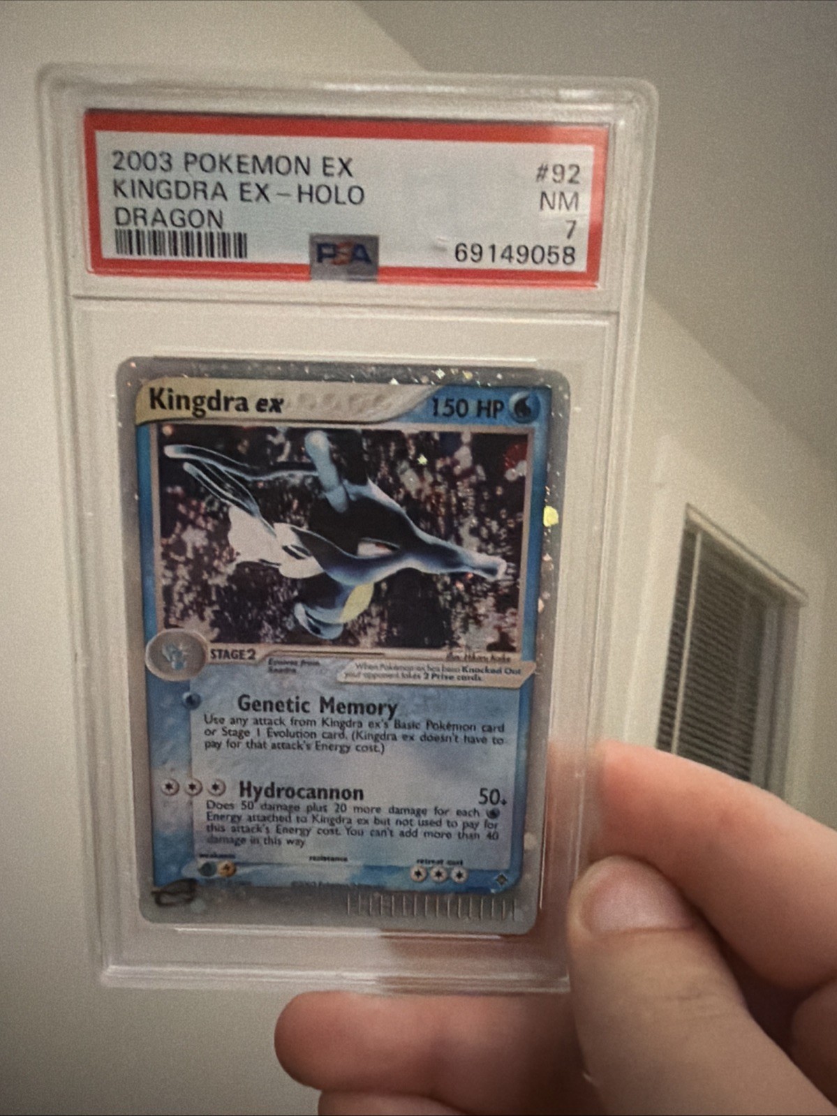Kingdra ex Holo #92 EX Dragon 2003 Pokemon PSA 7 Kingdra ex Holo #92 EX Dragon 2003 Pokemon PSA 7