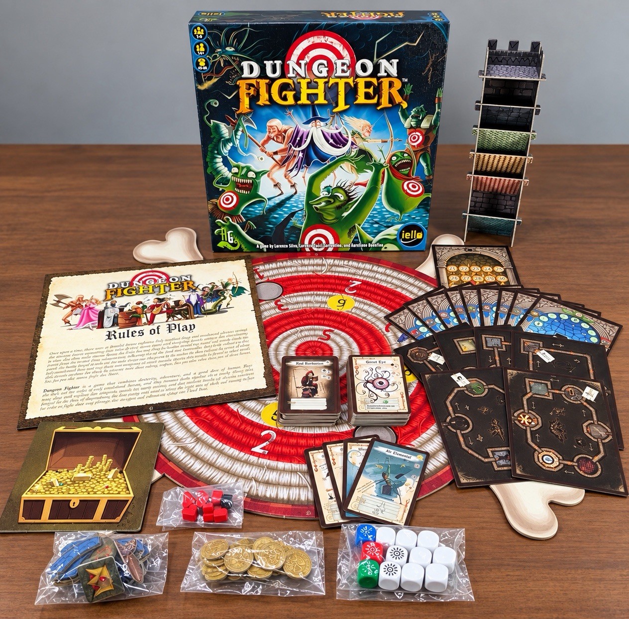 Dungeon Fighter Board Game 99% Complete (missing 1 Gold Coin) Dungeon Fighter Board Game 99% Complete (missing 1 Gold Coin)