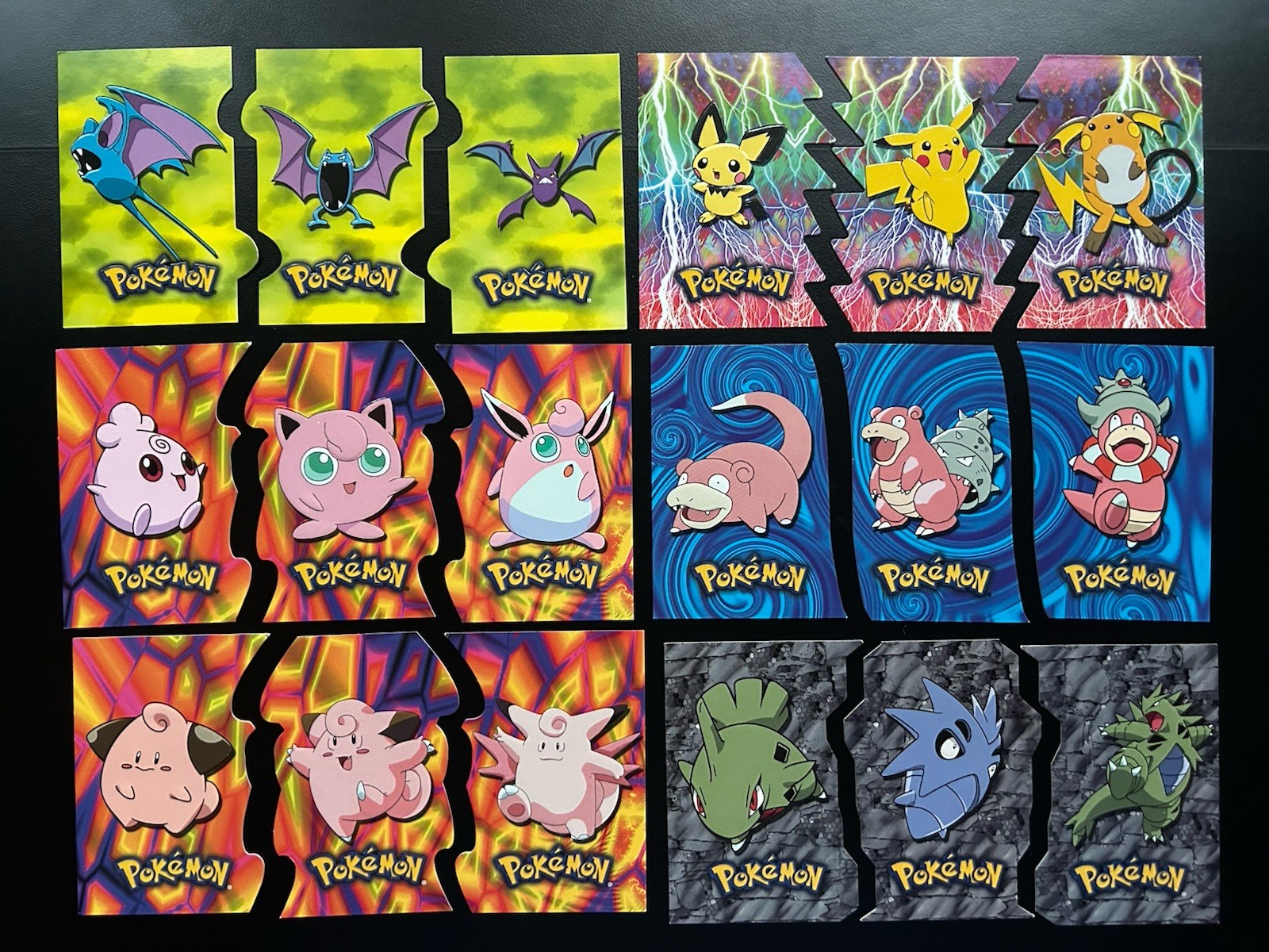 2001 Pokemon Topps Johto League Champions Die-Cut Complete Set (18 Total) MP 2001 Pokemon Topps Johto League Champions Die-Cut Complete Set (18 Total) MP