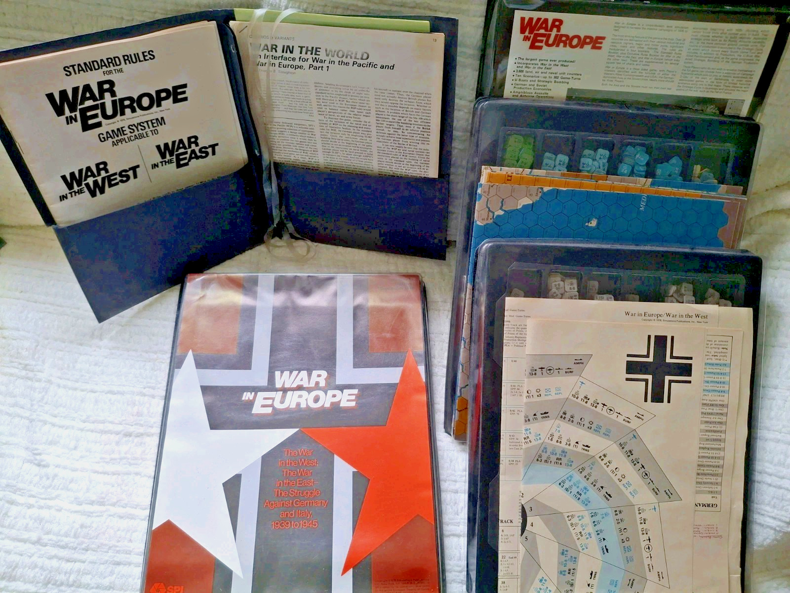SPI WWII War in Europe Military Strategy Board Game 1st Edition WW11 Complete? SPI WWII War in Europe Military Strategy Board Game 1st Edition WW11 Complete?