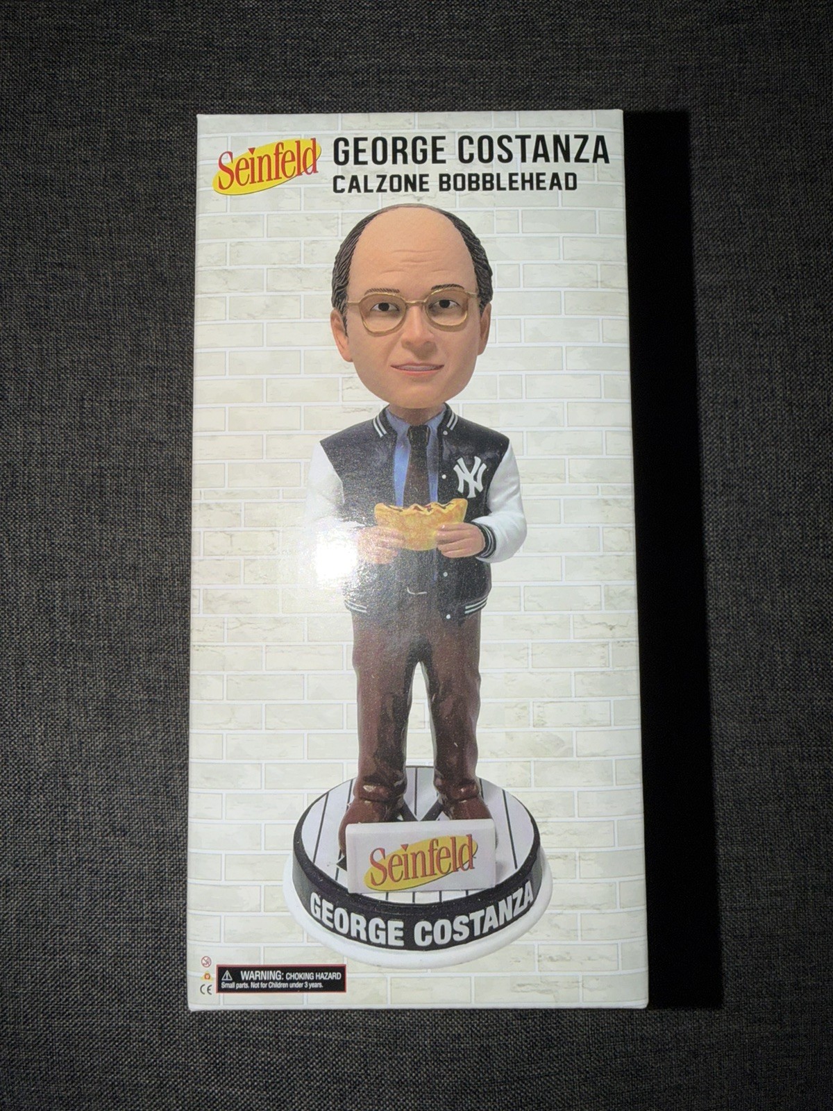2026 New York Yankees Seinfeld George Costanza Calzone Bobblehead 8/27/26 2026 New York Yankees Seinfeld George Costanza Calzone Bobblehead 8/27/26