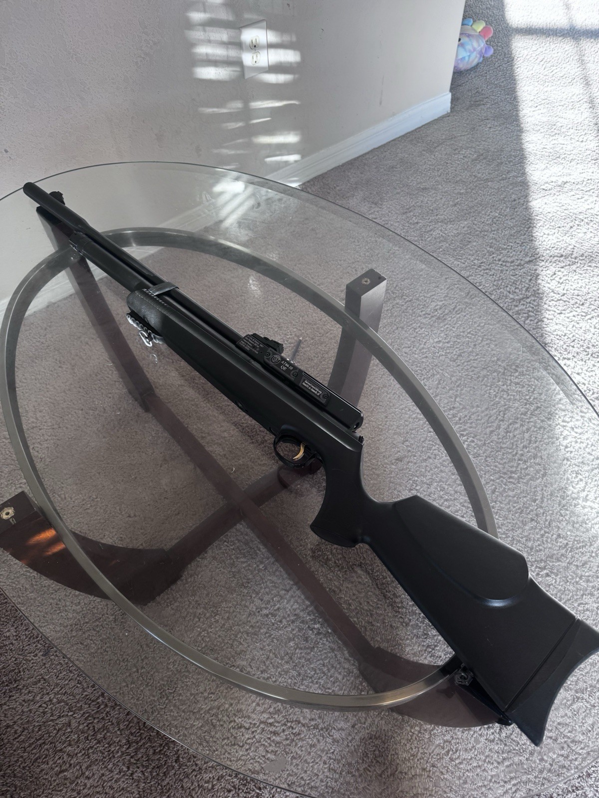 Hatsan AT44S-10 QuietEnergy Air Rifle with Open Sights .25cal,. 